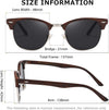 AEVOGUE Polarized Sunglasses For Women And Men Semi Rimless Frame Retro Sun Glasses AE0369