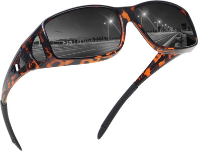 MEETSUN Fit Over Glasses Sunglasses for Men Women,Wrap Around Sunglasses Polarized 100% UV400 Protection