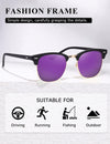 AEVOGUE Polarized Sunglasses For Women And Men Semi Rimless Frame Retro Sun Glasses AE0369