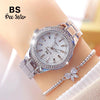 Bee Sister - Diamond Women's Quartz Watch (with a ins Bracelet as gift)
