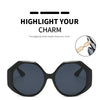 Fashion Round Sunglasses Women Men Luxury Model Leopard Black Style Brand Designer Hollow Decorative Frame Vintage Cool