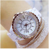 Bee Sister - New Student Watch Brand Light Luxury Ceramic Watch Women's Watch Full of Diamonds Quartz Watch Fashion