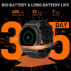 JOLLYNOVA Military Smart Watch DM51 for Men(Answer/Make Call) 1.43" AMOLED Always On Display Rugged Outdoor Tactical Smartwatch Waterproof Fitness Watch with Heart Rate Blood Oxygen Sleep Monitor for Android iOS