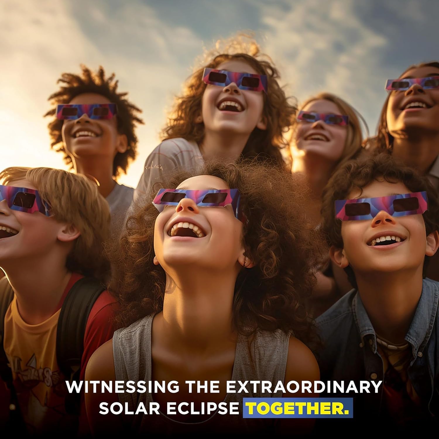 Solar Eclipse Glasses CE and ISO Certified 2024 Solar Eclipse View
