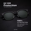 KALIYADI Sunglasses Men Polarized Sunglasses for Men Women Unisex Semi-Rimless Frame Retro Driving Sun Glasses UV Blocking