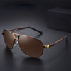 Top Quality Square Retro Photochromic Aluminum Sunglasses Men Polarized Driving Women Sun Glasses For Men Brown