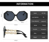 Fashion Round Sunglasses Women Men Luxury Model Leopard Black Style Brand Designer Hollow Decorative Frame Vintage Cool