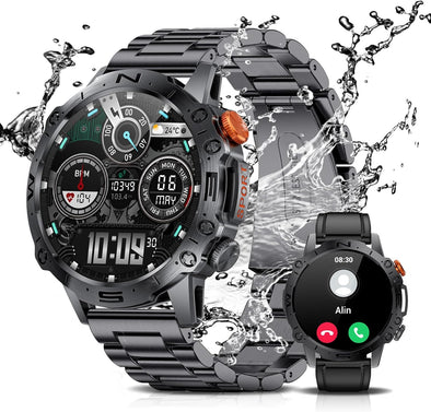 JOLLYNOVA K60 Men's Smartwatch HD Outdoor Sports Watch Heart Rate Monitor / Sleep Monitor