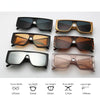 Oversized Steampunk Sunglasses Man Women Fashion Sun Glasses Square Mirror Driving Oculos Gafas de sol feminino UV400