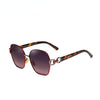 Brand New  Vintage Butterfly Sunglasses Women Retro Double Ring Design Gradient Square Sun Glasses Female UV400