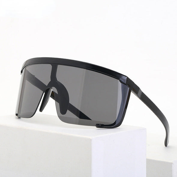 Women's Sunglasses Oversized Shield Sport Eyeglasses Outdoor UV400 Vintage Men Fashion Unisex Eyewear for Bicycle,Hiking
