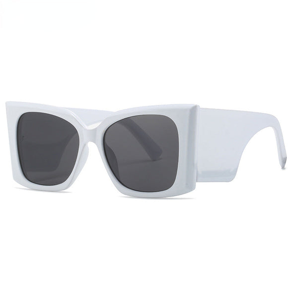 Oversized Cat Eye Sunglasses Women 2023 New Fashion Luxury Brand Big Frame Square Punk Sun Glasses Ladies Trendy Cat-Eye Eyewear