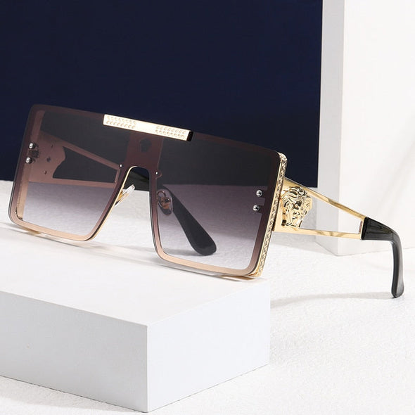 Sunglasses Glasses Frame Spectacle Eyewear Accessories Women Fashion Square Outdoor Metal Men Spectacles AE1378