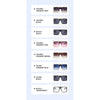 AEVOGUE Sunglasses Glasses Frame Spectacle Eyewear Accessories Women Fashion Square Outdoor UV400 AE1378B (2 Pack)