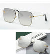 New Square Sunglasses Women Mirror Vintage Insect decoration Sun Glasses