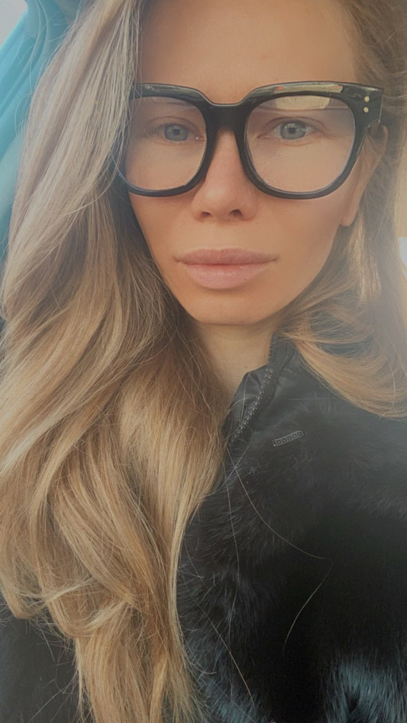 Anti Blue Big Frame  Glasses Women Computer blue light blocking glasses  Black Radiation Goggles Spectacles Eyeglasses Men