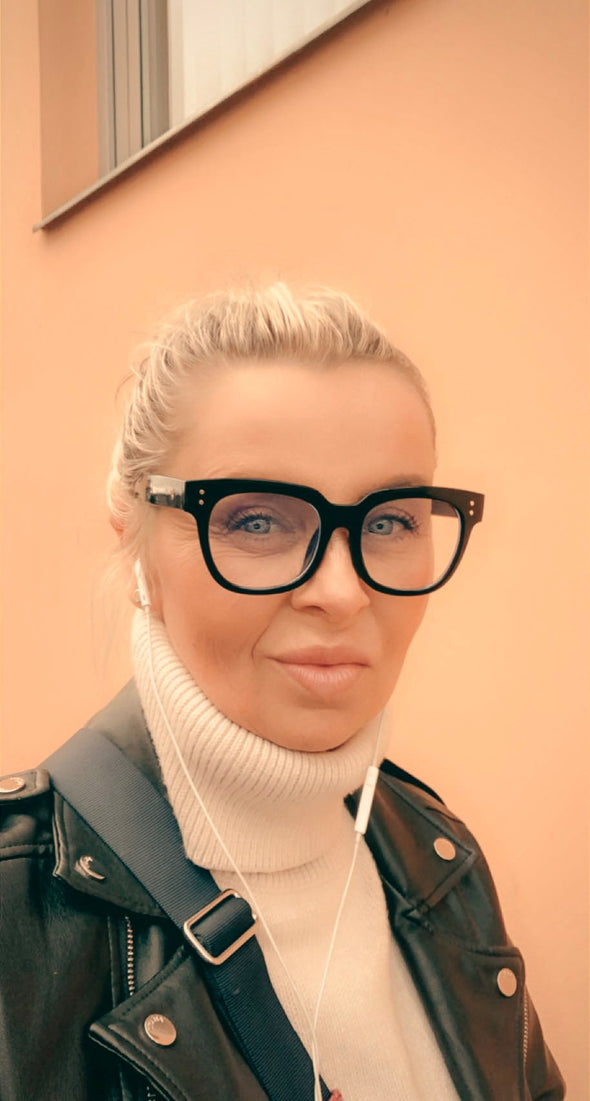 Anti Blue Big Frame  Glasses Women Computer blue light blocking glasses  Black Radiation Goggles Spectacles Eyeglasses Men