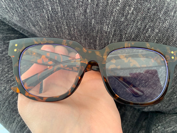 Anti Blue Big Frame  Glasses Women Computer blue light blocking glasses  Black Radiation Goggles Spectacles Eyeglasses Men