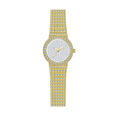 Bee Sister - New Chain Watch Small Chain Starry Sky Women's Watch Full of Diamonds Quartz Watch Fashion