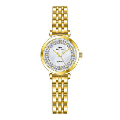 Bee Sister - New Style Watch Full Diamond Ins Style Small Just with Light Luxury Women's Watch Quartz Watch Popular Fashion