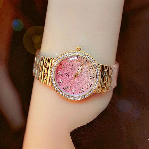 Bee Sister - New Watch Chain Watch Dream Women's Watch Full of Diamonds Quartz Watch Popular Fashion