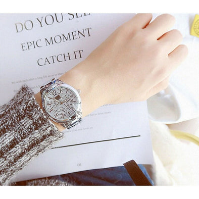 Bee Sister - New Watch Chain Watch Women's Watch Full of Diamonds Quartz Watch Popular Fashion New