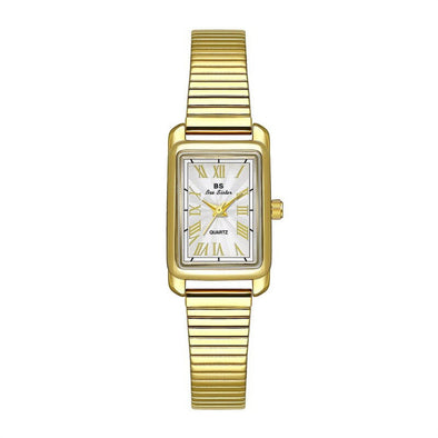 Bee Sister - New Watch Light Luxury Ins Fine Steel Cold Wind Small Square Watch Women's Watch
