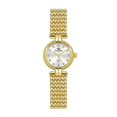 Bee Sister - New Watch Light Luxury Minority Small Golden Watch Women's Green Korean Quartz Watch