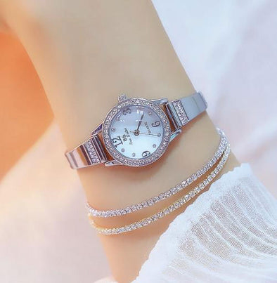 Bee Sister - New Watch Small Chain Watch Women's Watch Full of Diamonds Quartz Watch Popular Fashion New