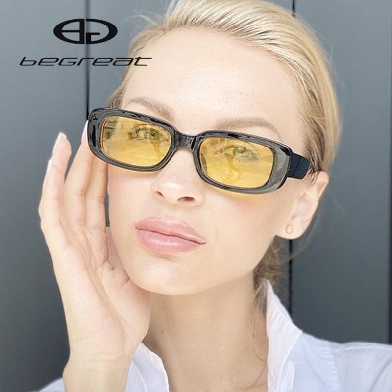 Trendy Cat Eye Sunglasses Women Luxury Brand Fashion Rectangle Sun Glasses  Female Eyeglasses Lunette De Soleil