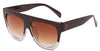 Black leopard Sunglasses Trendy Big Vintage Flat Top Sunglasses Women Rivet Shades Sun Glasses For Men Female UV400 Eyewear