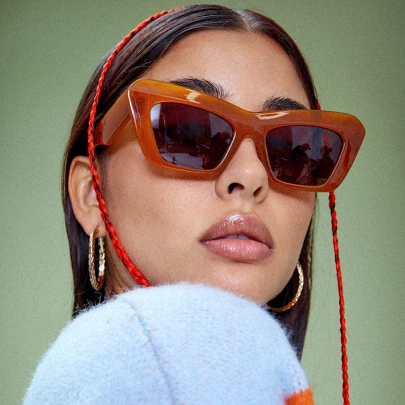 Cat Eye Designer Sunglasses Women Fashion Design Retro Sun Glasses