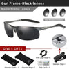 Top Anti-Glare Day Night Vision Glasses Men Driving Polarized Sunglasses Aluminum Rimless Photochromic Riding Goggles UV