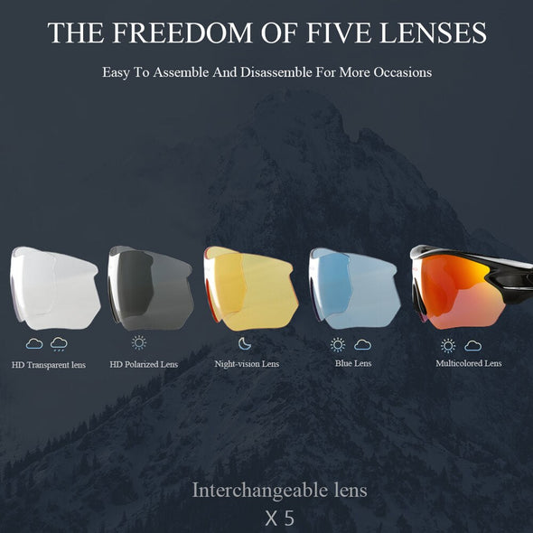 Cycling Glasses Professional Polarized Bike Goggles Outdoor Sports Eyewear Bicycle Sunglasses UV 400