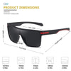 Fashion Polarized Sunglasses For Men Square Oversized Anti Glare Driver Mirror Sun Glasses Women UV400 Goggles Male