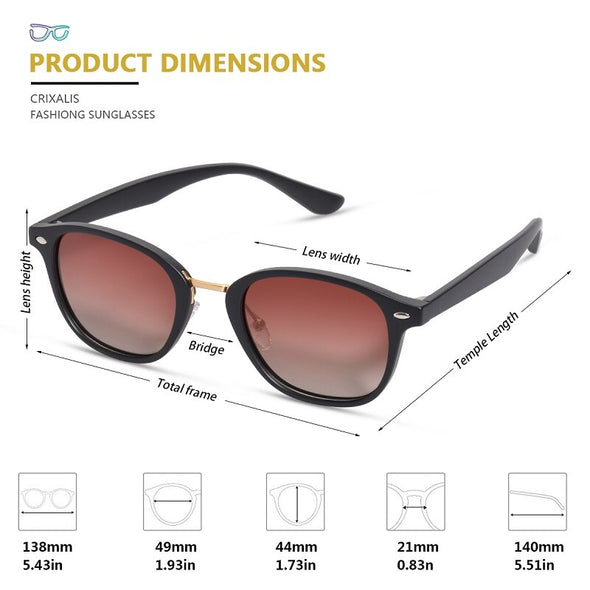 Polarized Sunglasses Women Oval TR90 Vintage Anti Glare Driving Sun Glasses Men 2023 Shades Male UV400 zonnebril dames