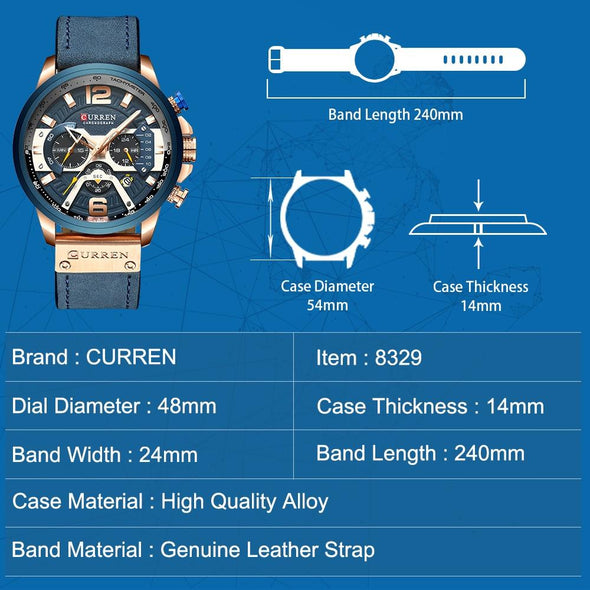 CURREN - Military Sport Watches