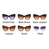 Cat Eye Sunglasses Woman Vintage Brand Black Shades Gradient Sun Glasses Female Cool One Piece Designer