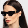 Cat Eye Sunglasses Women Men Oversized Vintage Square Shades Sun Glasses UV400