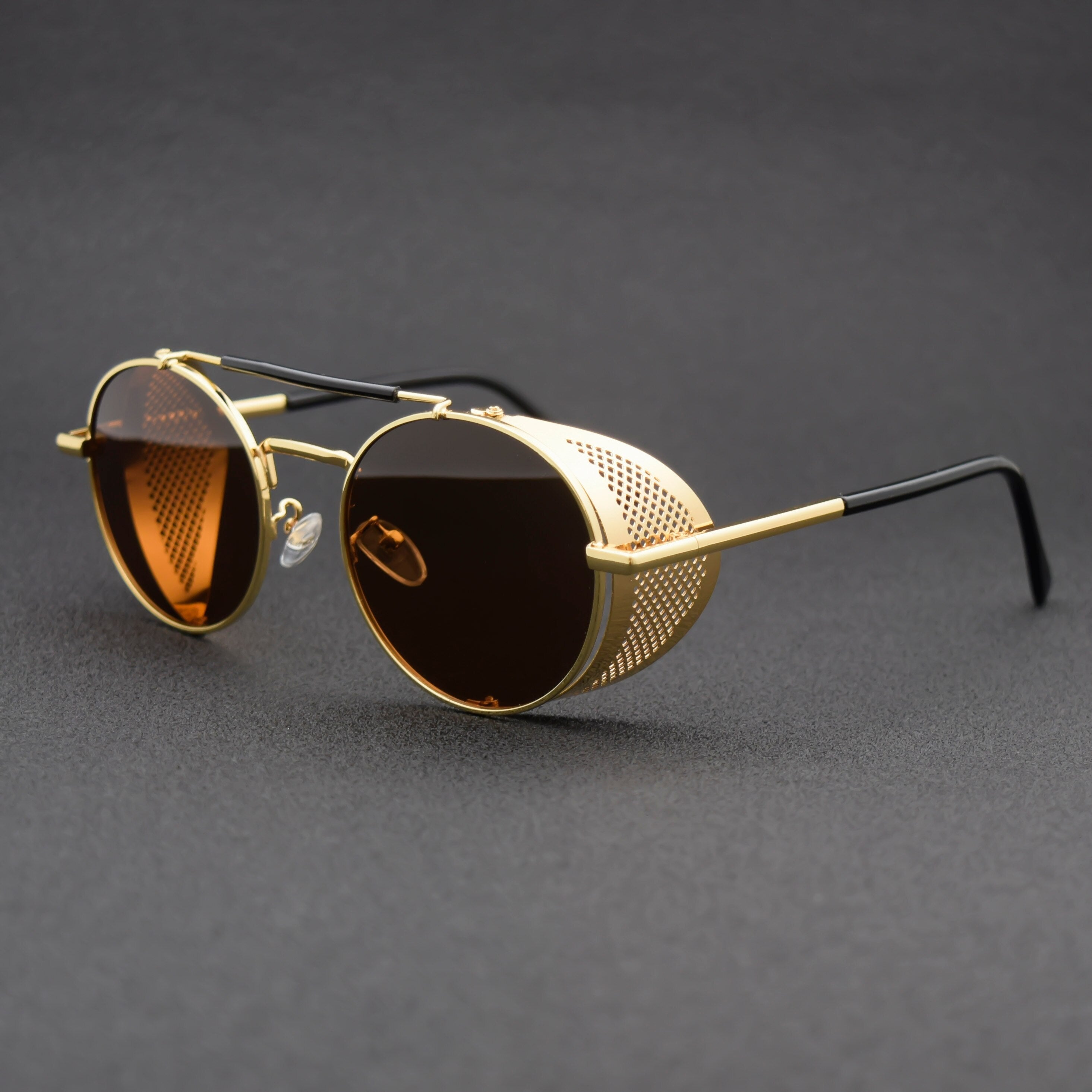 Classic Gothic Steampunk Sunglasses Polarized Men Women Brand Designer –  Jollynova