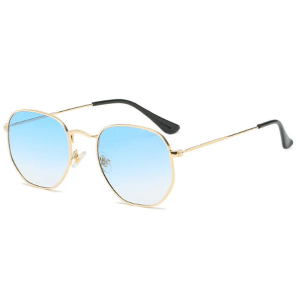 Classic Square Sunglasses Men Brand Designer Vintage Sun Glasses Male Metal Frame Outdoor Shades Driving Oculos De Sol