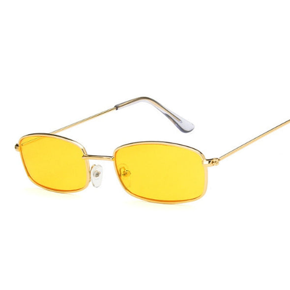 Classic Vintage Rectangle Sunglasses Woman Retro Shades Candy Colors Mirror Sun Glasses Female Square Driver Oculos