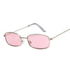 Classic Vintage Rectangle Sunglasses Woman Retro Shades Candy Colors Mirror Sun Glasses Female Square Driver Oculos