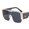 2023 New Fashion Shield Sunglasses Men Women High Quality Luxury Gradients Lens Bull Logo Brand Designer Hot Sell Sunglasses