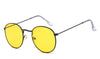 Retro Oval Sunglasses Women/Men  Brand Designer Vintage Small Black Red Yellow  Shades Sun Glasses Oculos De Sol