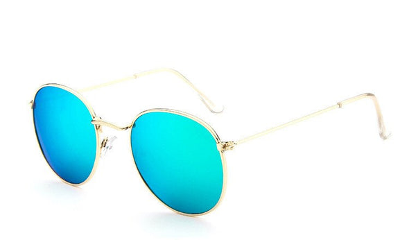 Retro Oval Sunglasses Women/Men  Brand Designer Vintage Small Black Red Yellow  Shades Sun Glasses Oculos De Sol