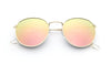 Retro Oval Sunglasses Women/Men  Brand Designer Vintage Small Black Red Yellow  Shades Sun Glasses Oculos De Sol