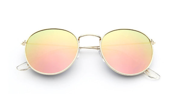 Retro Oval Sunglasses Women/Men  Brand Designer Vintage Small Black Red Yellow  Shades Sun Glasses Oculos De Sol