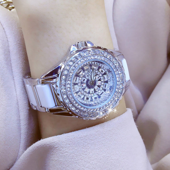 Famous Brand Fashion Ceramic Wrist Watches (with a ins Bracelet as gift)