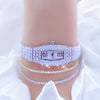 Women Luxury Square Diamond Crystal Rose Gold Wristwatches (with a ins Bracelet as gift)